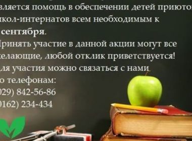 Акция "Соберем в школу 2013"