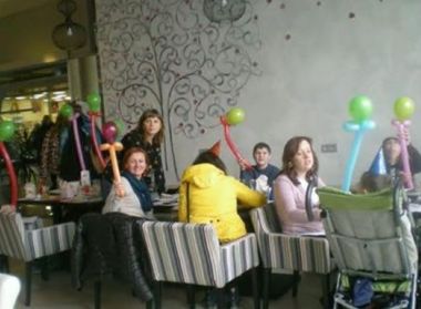 Праздничный обед состоялся в кафе "Venezia Fusion" 17 марта 2015 год