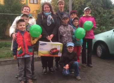 Для семьи Петровских Фонд приобрел пылесос.