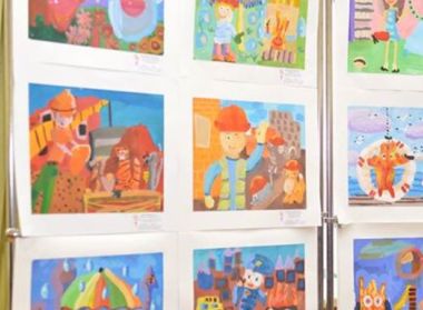 Международная выставка рисунков  Молодежных добровольных пожарных команд Беларуси, Польши, Австрии, Литвы, Германии и Украины.