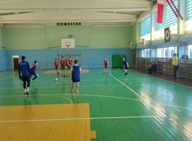 Cоревнования по мини-футболу.